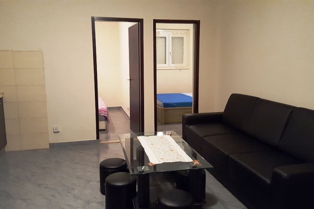 Vchody do ložnic apartmánů