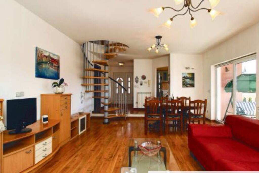 Living room on the first floor