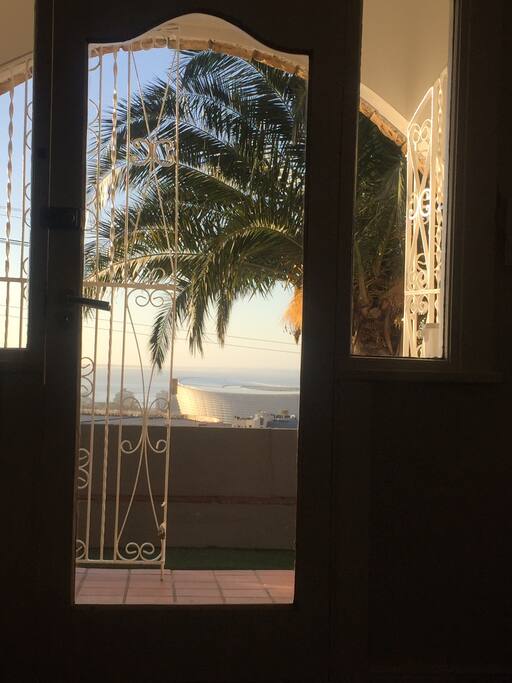 View from the kitchen /dining area