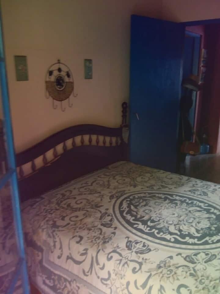 Bedroom 1... cadal bed with TV
