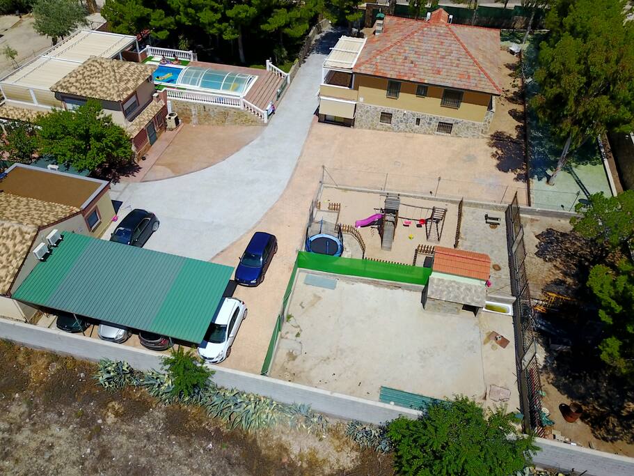 vista aerea de la finca
