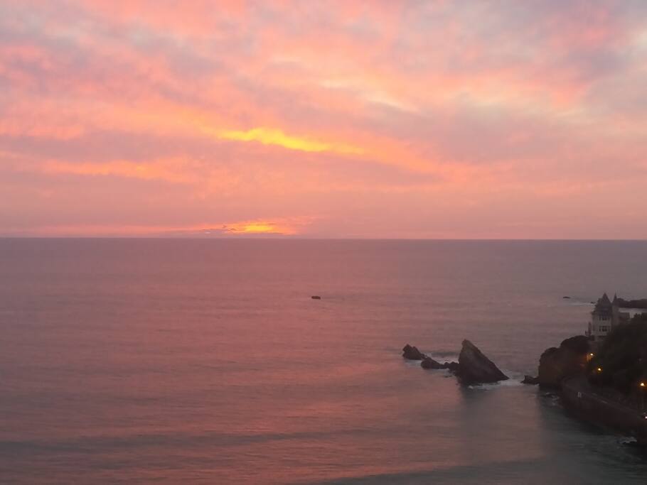 Un de ces merveilleux coucher de soleil