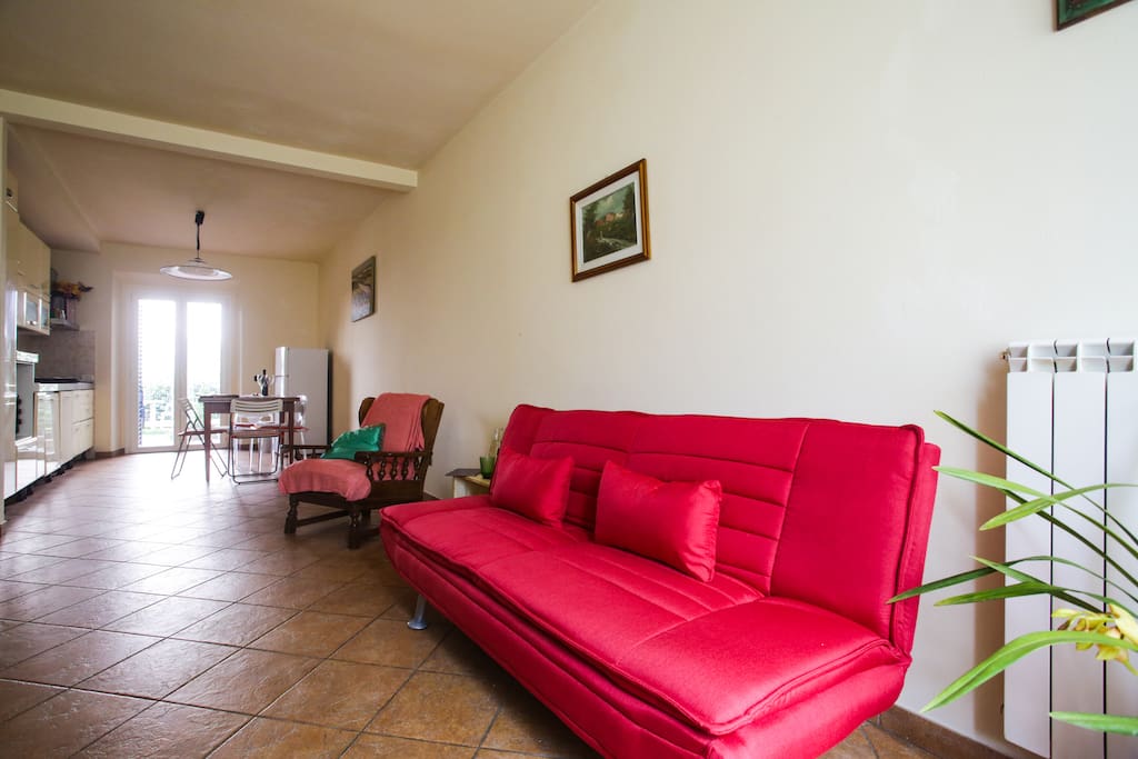 Florence Exclusive Apt 2bd with garden - Living room