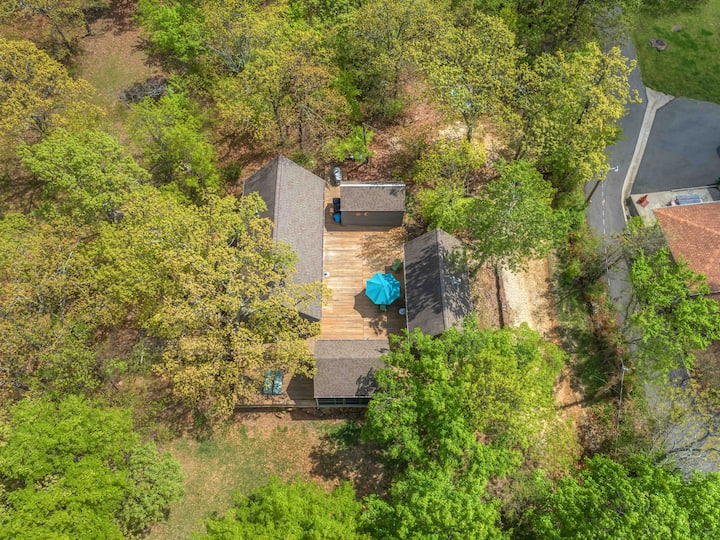 Nestled Cabin in the Woods Cabins for Rent in Hulbert, Oklahoma