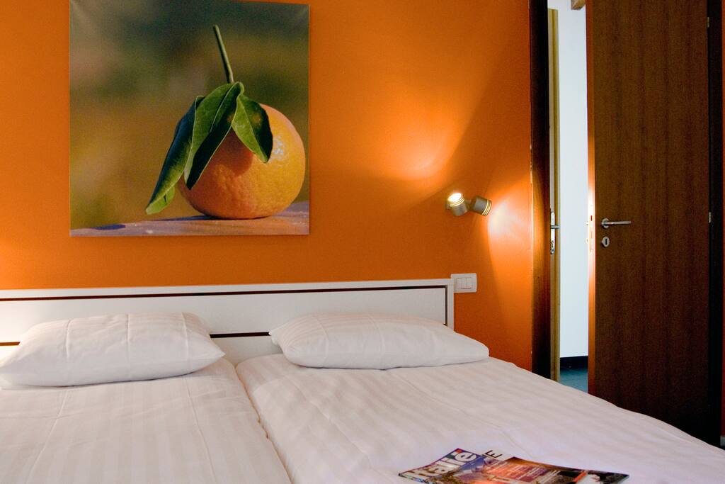 Bedroom with boxsping beds of
2.10 m