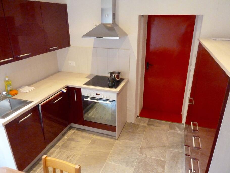 Cucina abitabile rimodernizzata