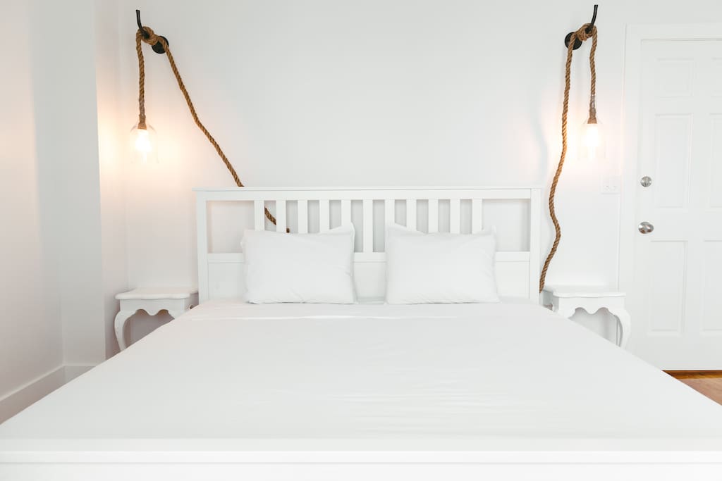 Comfy king bed brings you the sweetest dreams imaginable