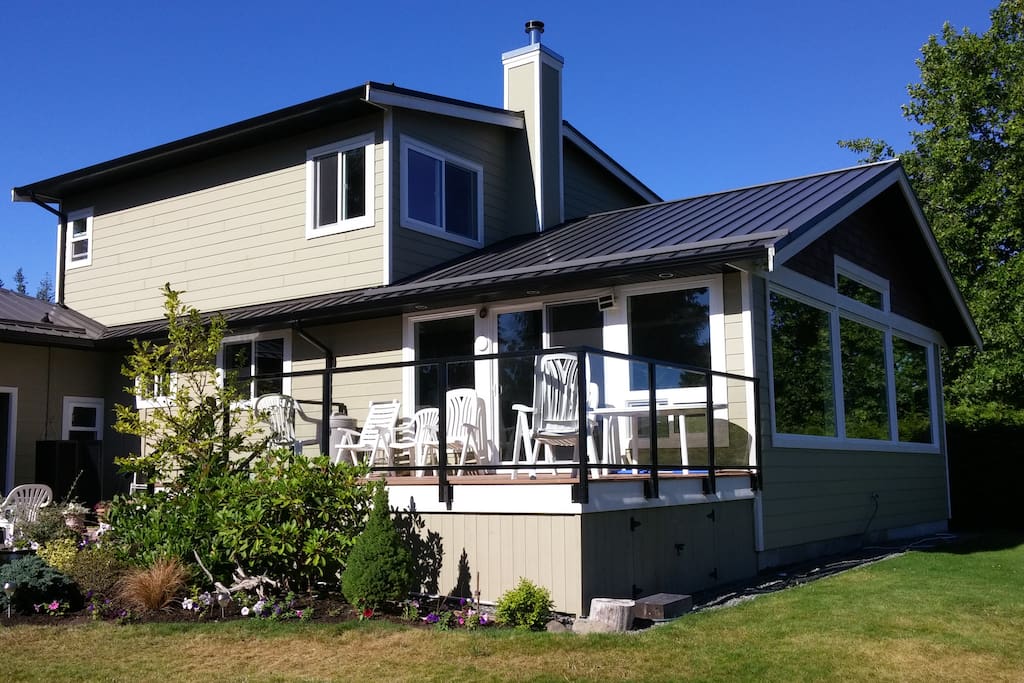 Deck off the living room