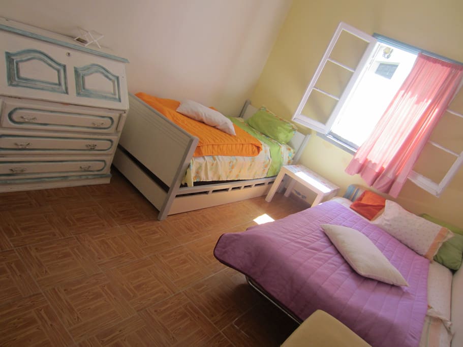 double single room, with extra bed, perfect for 2-3 pax