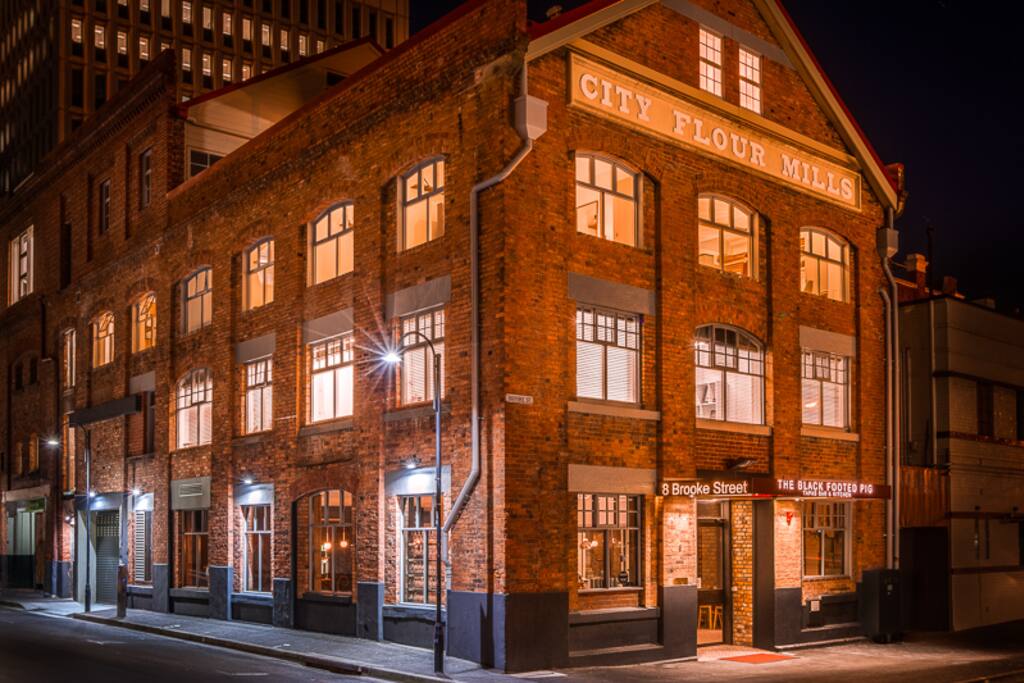 Hobart's first flour mill now home to Luxxe Apartments