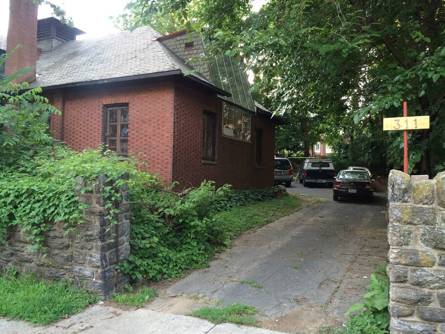 You are welcome to park in the driveway, but there's free street parking as well.