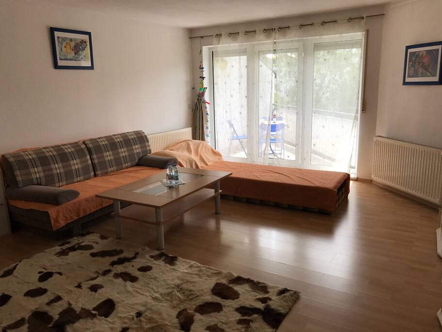 Sofa mit Schlaffunktion für 2 Pax