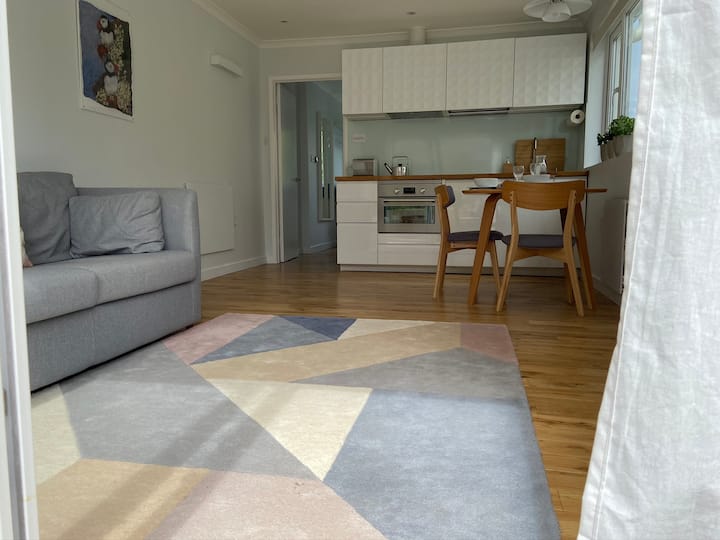 Dining area and kitchen