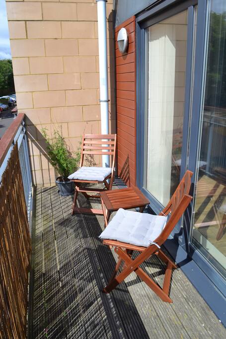 Balcony catching all day sun