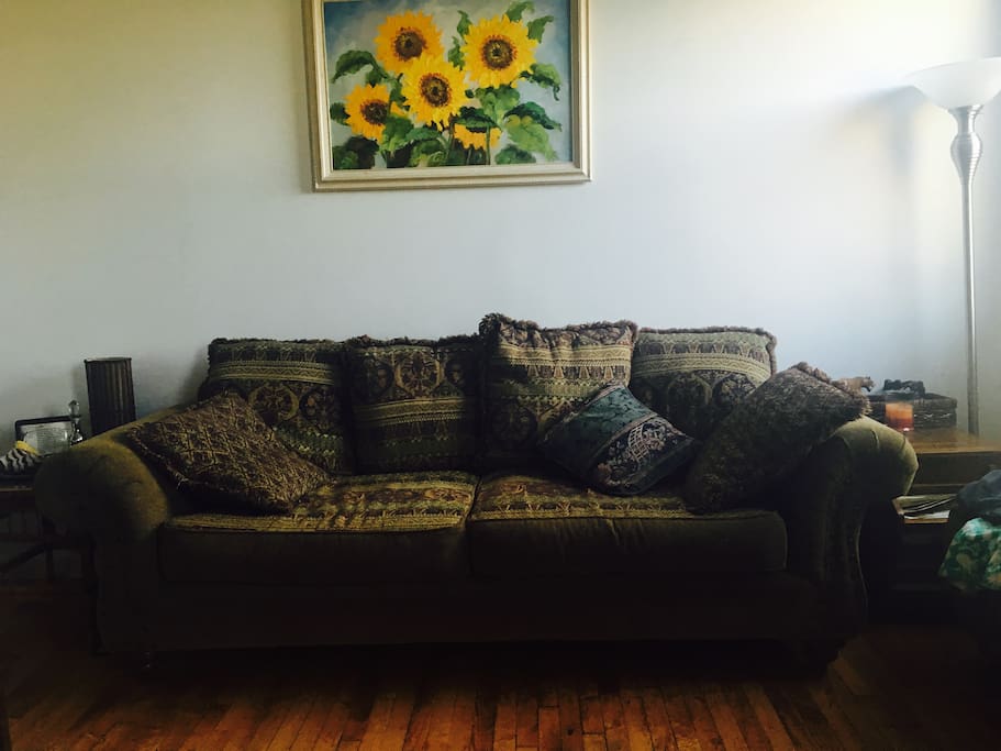 One of the 3 seating arrangements we have for you.
As we upgrade you will see how the apartment flows.