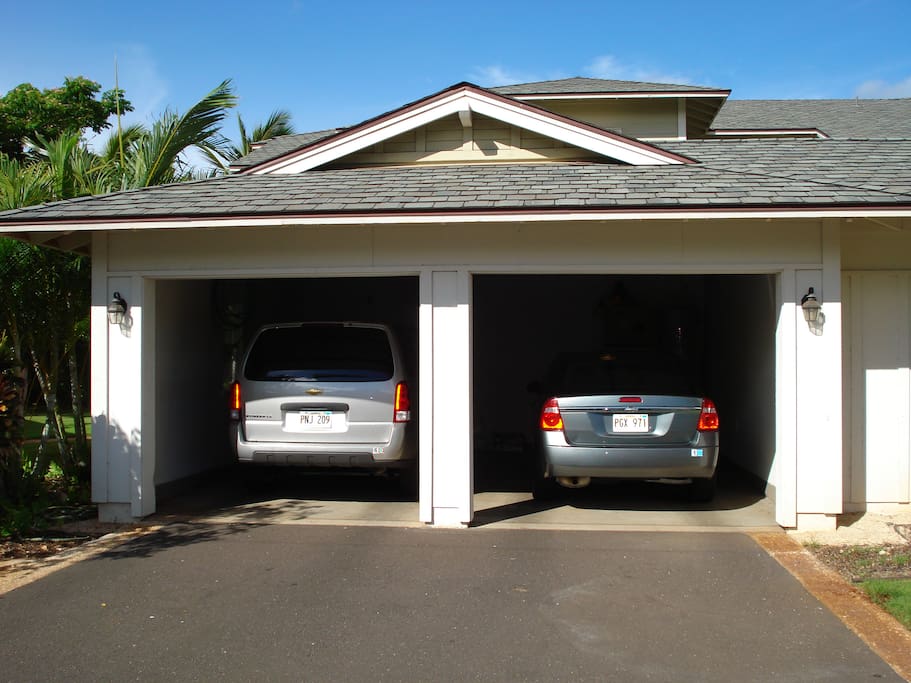 2 car garage