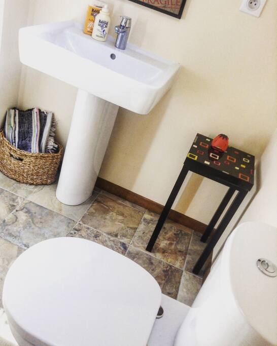 Private bathroom...