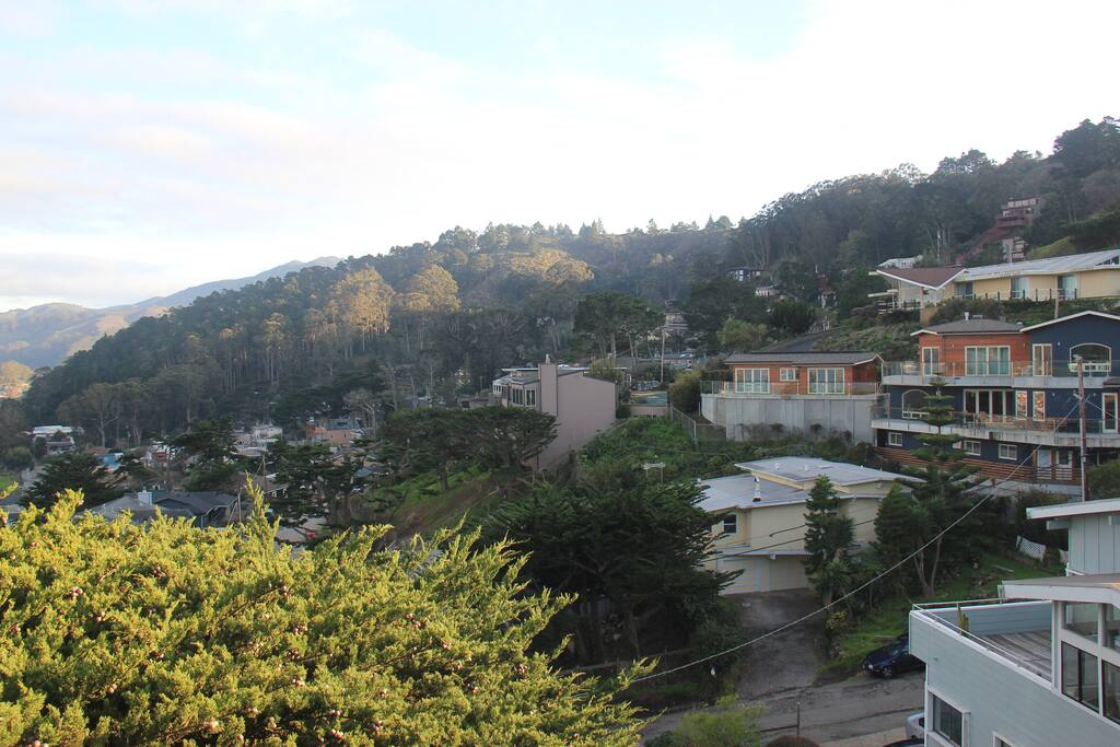View from top floor deck
