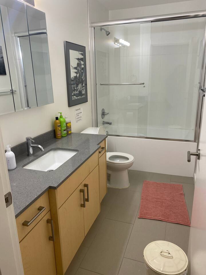 Modern new room with private entry!