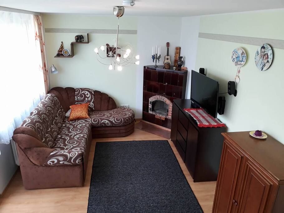 You will find - central heating, TV (various channels for Estonians and Foreigners)