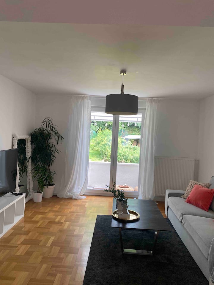 Apartment with forest property and stream