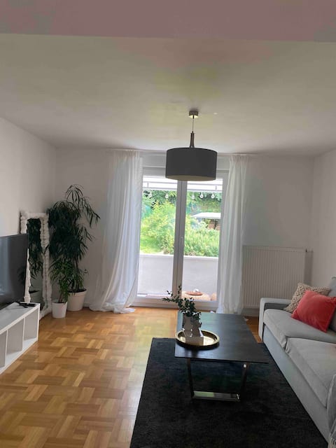 Apartment with forest property and stream