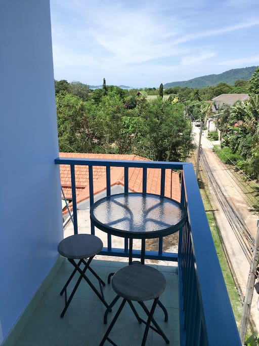 the balcony