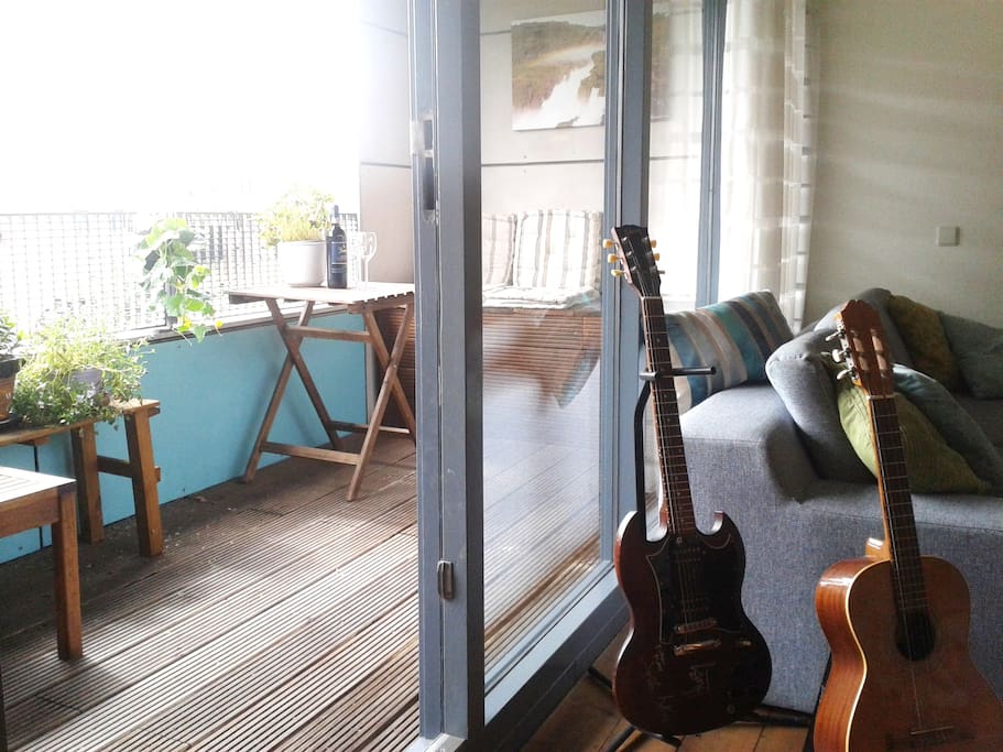 Access to the balcony