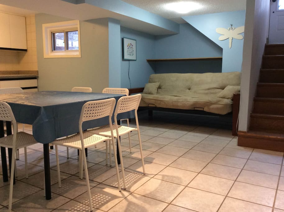 living and dining