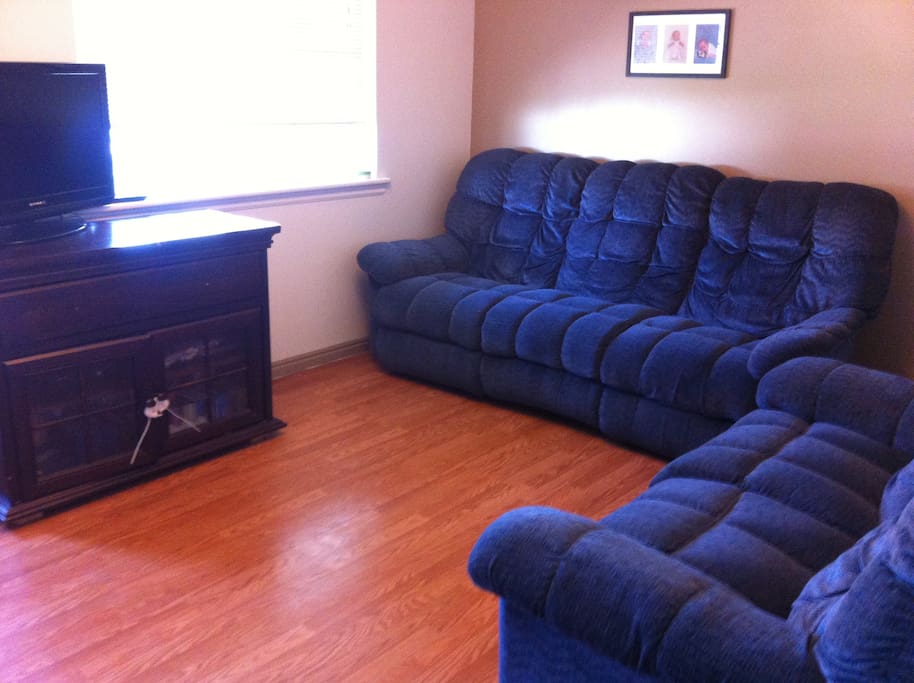 Seating for five. Relax and watch Netflix or enjoy each other's company.