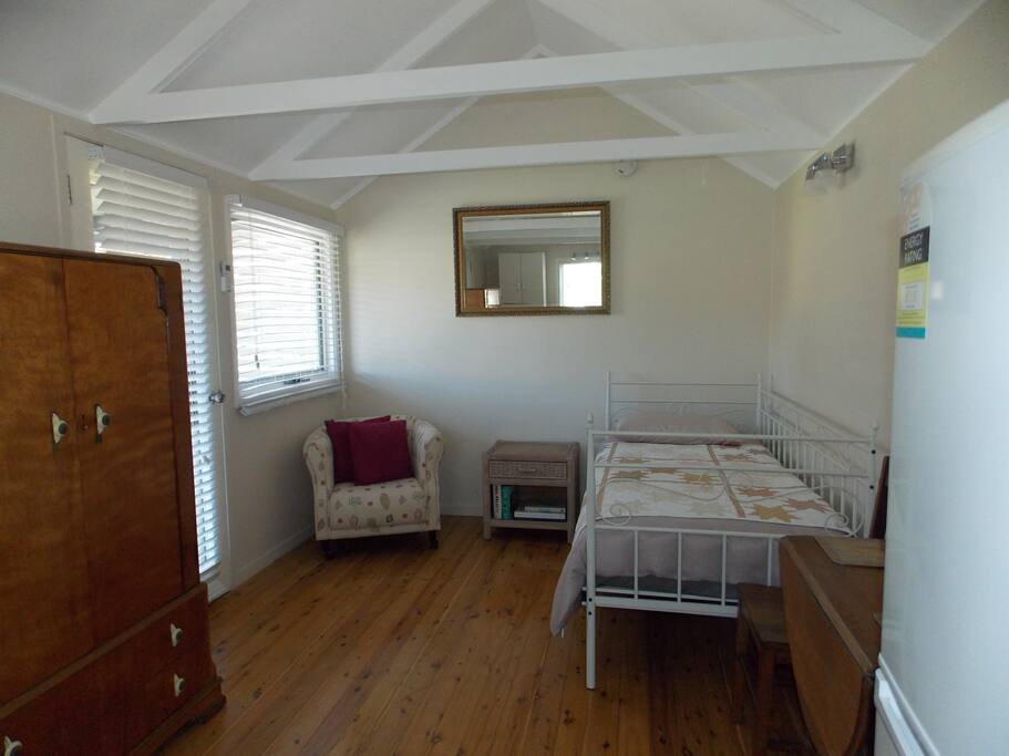 Comfy self contained studio for one