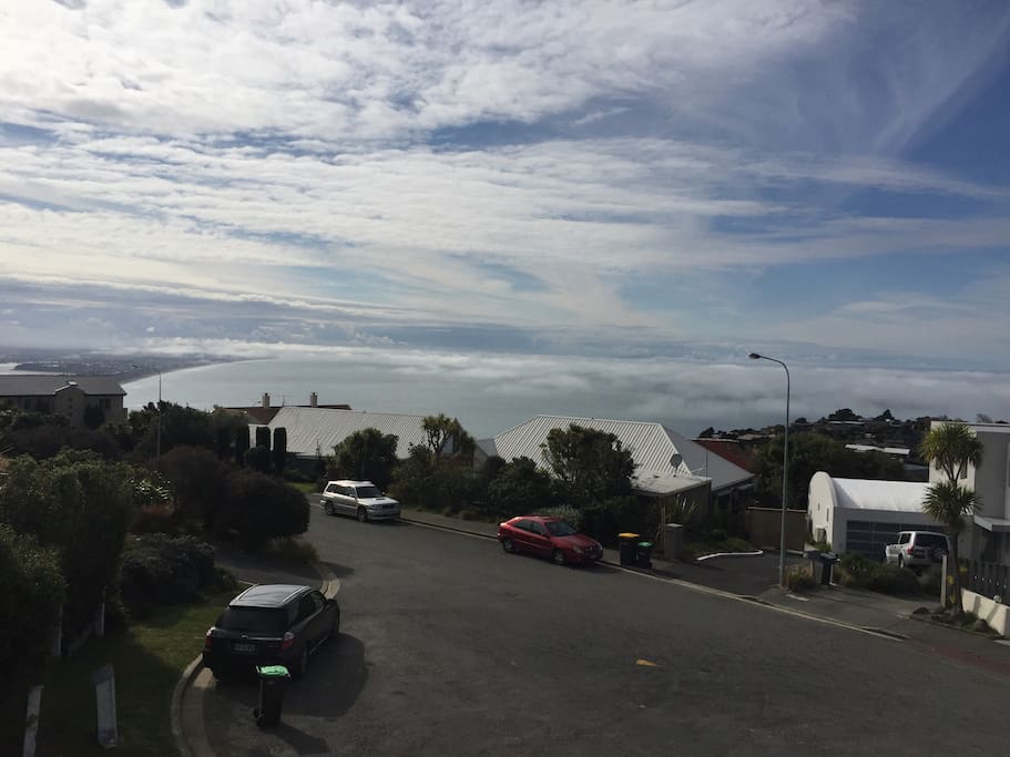 Ocean views with the Kaikouras in the distance