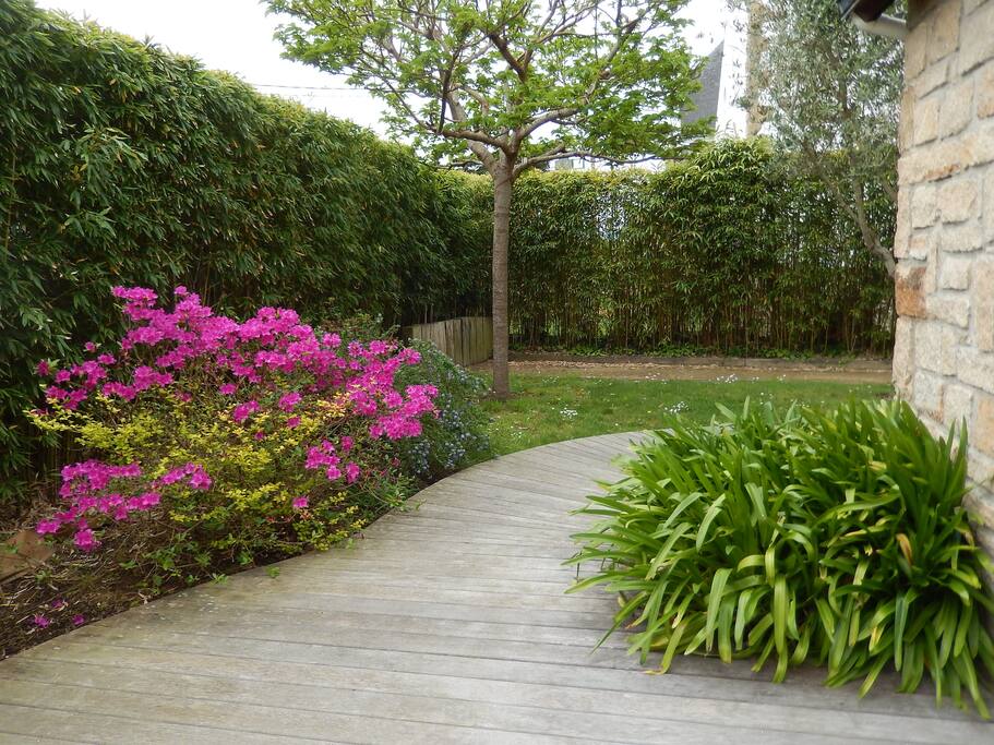 Jardin + terrain de boules