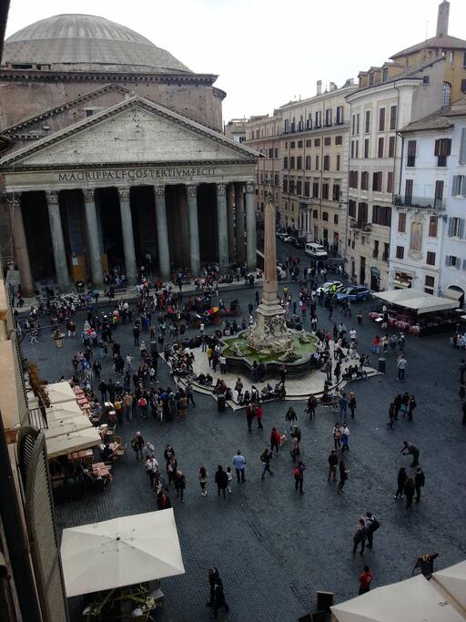 Vista dalla finestra del salone