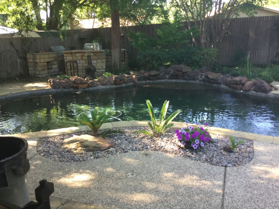 Beautiful relaxing pool after a long day.