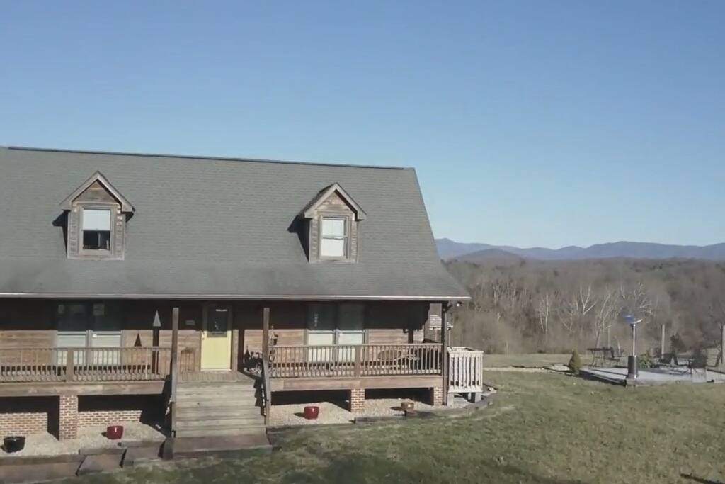 A fuller view of the property.