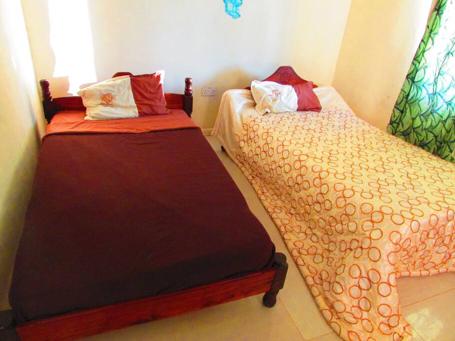 Bedroom includes private bathroom