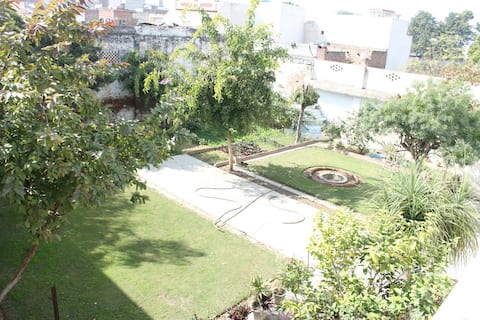 Patiala villa with a garden