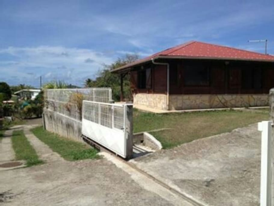 Accès entrée bungalow