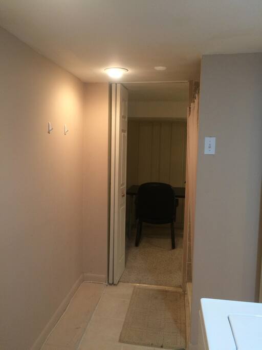 View from basement door.