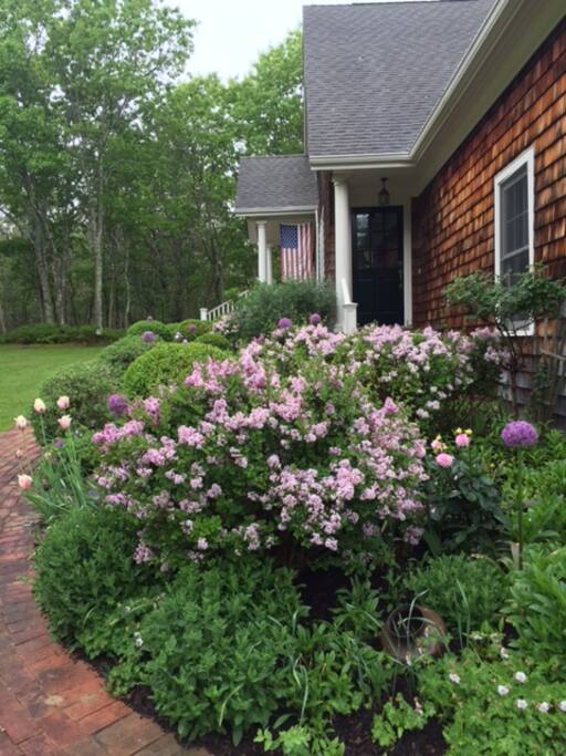 Gorgeous gated gardens on 2.3 acres. So private yet minutes to all!