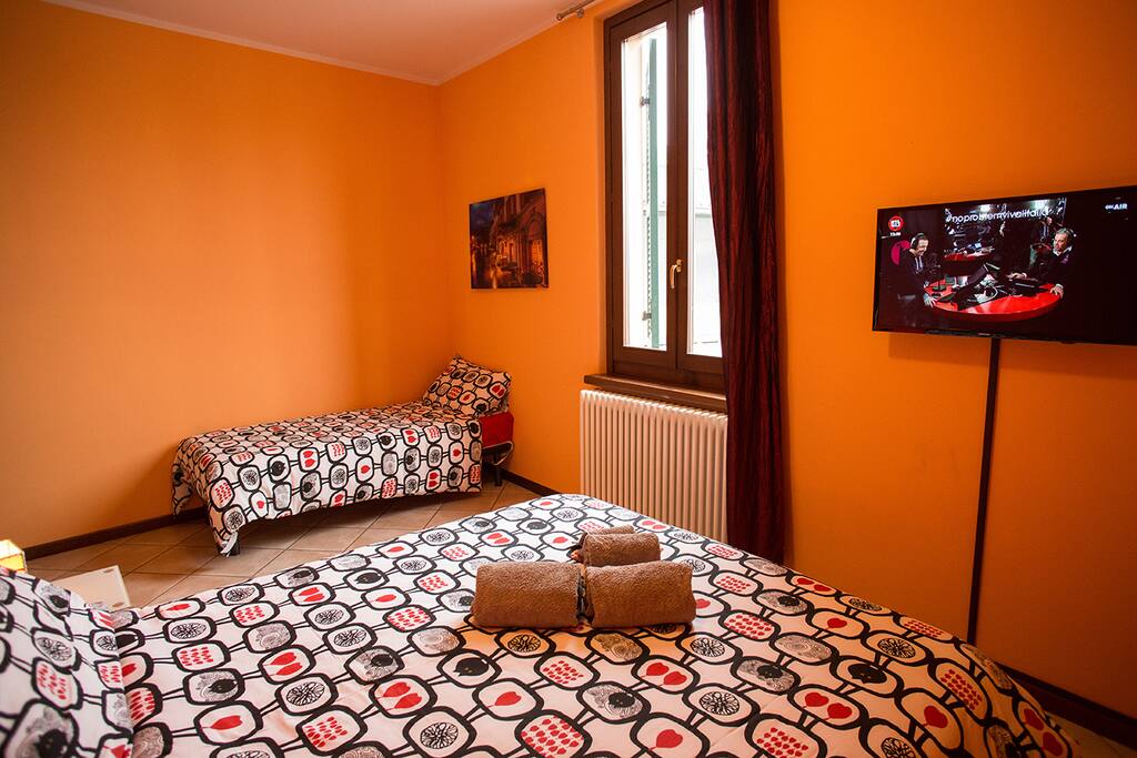 Letto matrimoniale e letto singolo