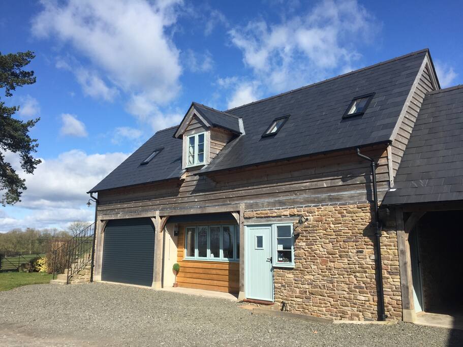 Front view of The Barn