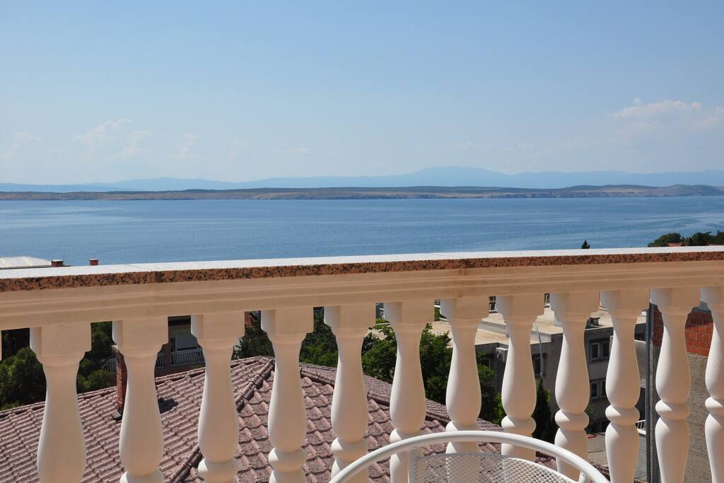 Ausblick vom Balkon