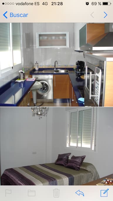 Cocina y habitación