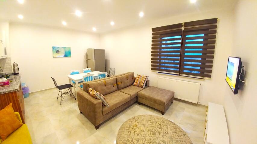 Brand new family apartment with garden