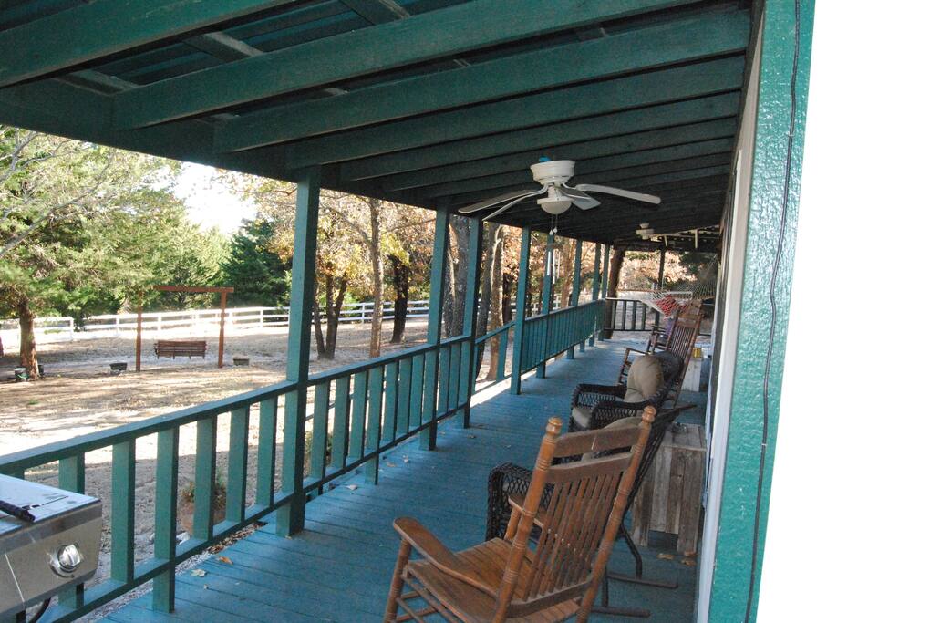 Porching is actually a verb