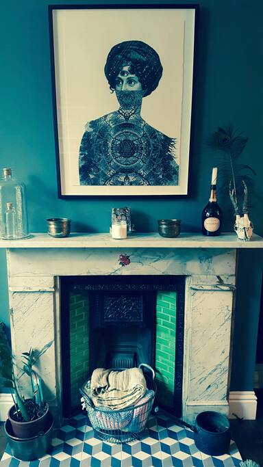 Living Room fireplace