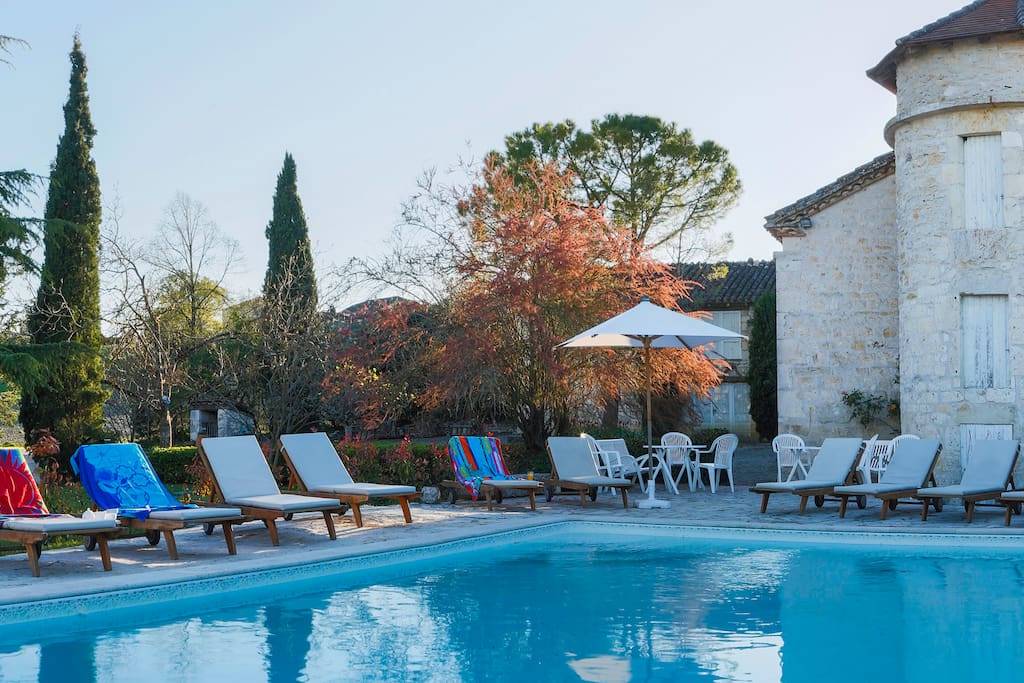 The 10m x 5m HEATED pool is a favourite, to be enjoyed from mid Spring to mid Autumn.