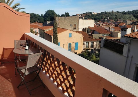 Airbnb performant: Beautiful air-conditioned apartment in the historic center. à Collioure